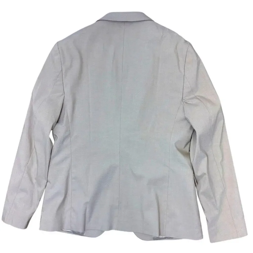 ASOS Slim Fit Beige Blazer Jacket Men's 42R One Button Modern Sport Coat